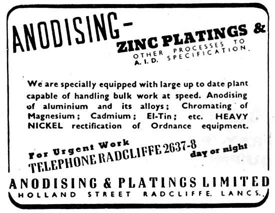 Anodising & Platings                                             