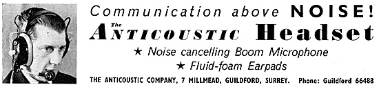 Anticoustic Headsets 1960                                        