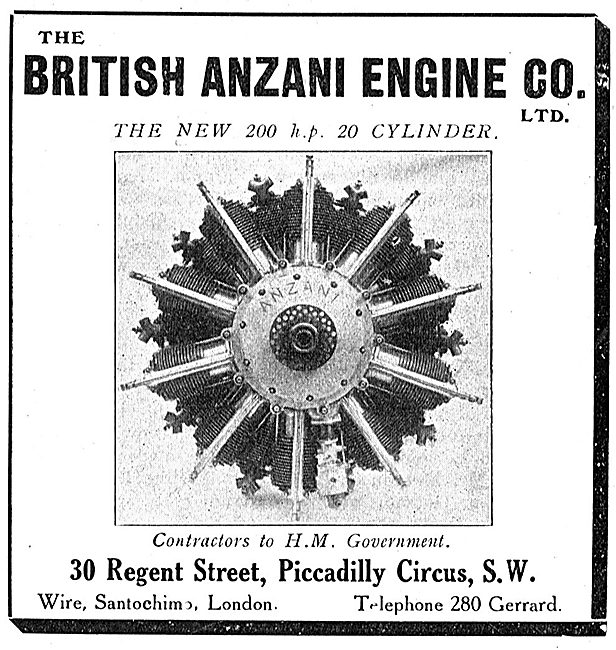 British Anzani Aero Engines                                      