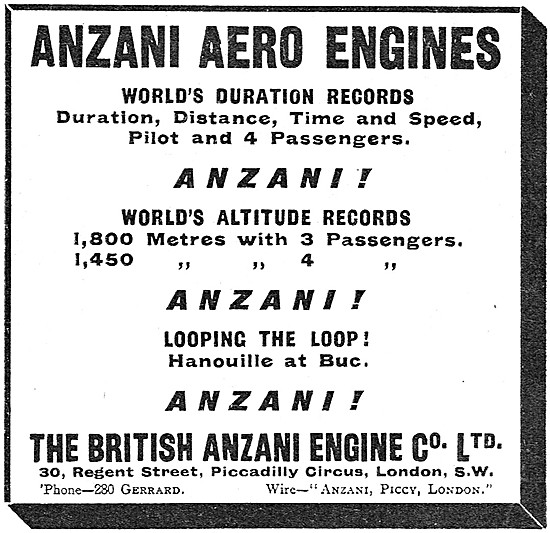 British Anzani Aero Engines                                      