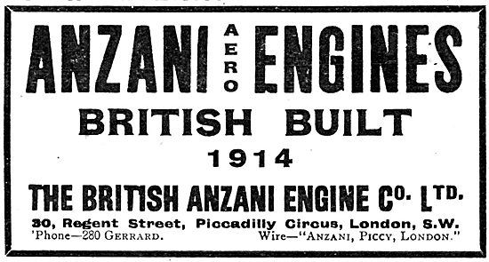 British Anzani Engines                                           