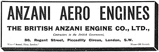British Anzani Aero Engines                                      
