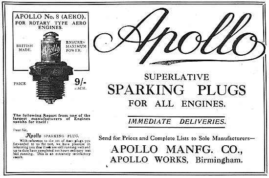  Apollo Sparking Plugs                                           