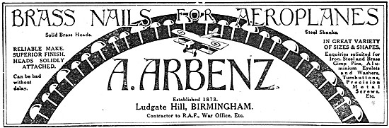 A. Arbenz - Brass Nails & Gimp Pins                              