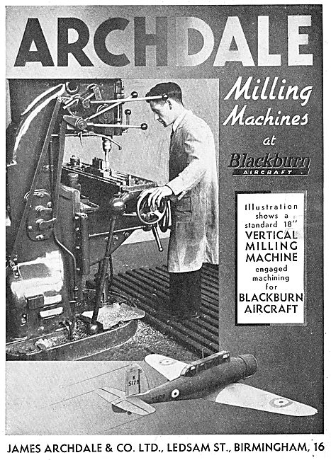 Archdale Machine Tools At Blackburn                              