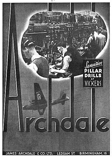 Archdale Machine Tools At Vickers                                