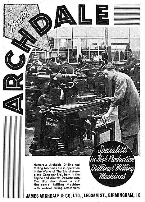 Archdale Machine Tools At Bristol                                