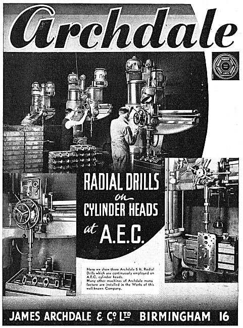 Archdale Radial Drilling Machines                                