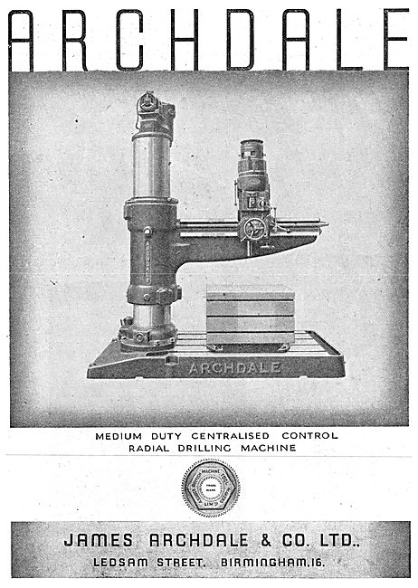 Archdale Manufacturing Machines                                  