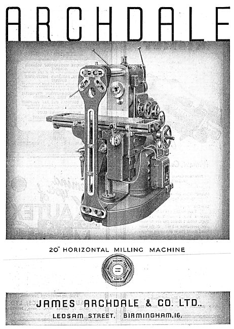 Archdale Manufacturing Machines                                  