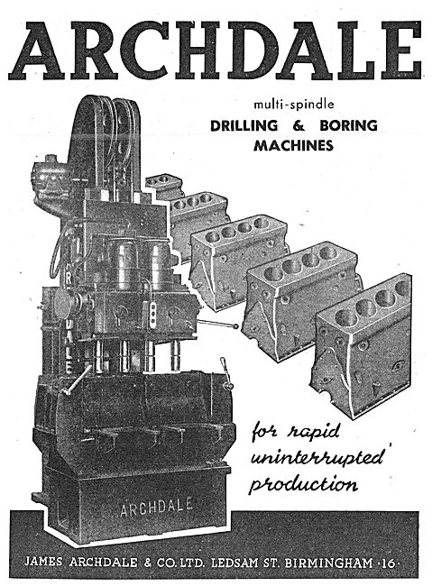 Archdale Manufacturing Machines                                  