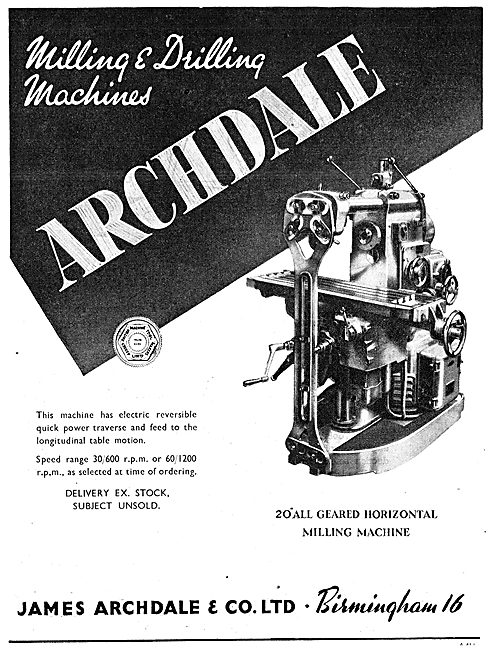 Archdale Manufacturing Machines                                  