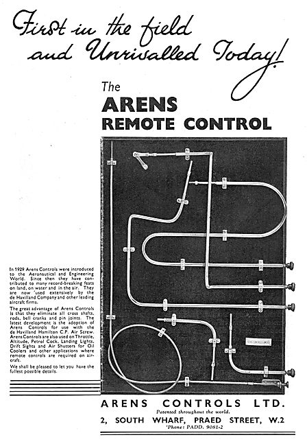 Arens Aircraft Remote Controls                                   