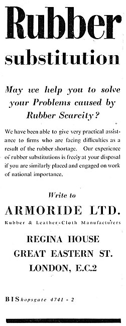 Armoride Rubber & Leathercloth Manufacturers                     