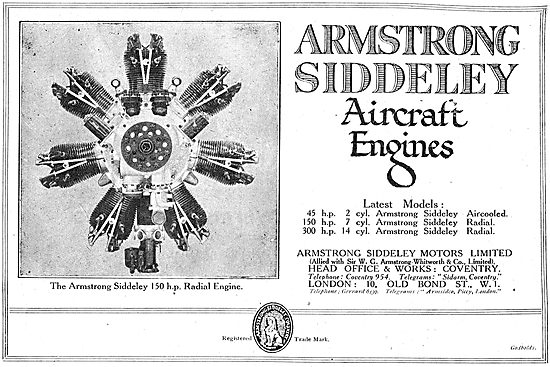Armstrong Siddeley  Aero Engines                                 