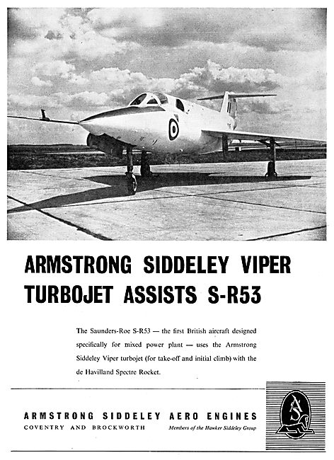 Armstrong Siddeley Viper - SARO S-R53                            