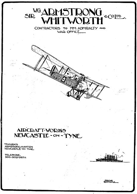 Armstrong Whitworth Aircraft - Newcastle-On-Tyne                 