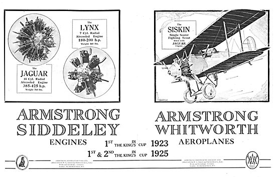 Armstrong Whitworth Siskin Single Seat Fighting Scout Aircraft   