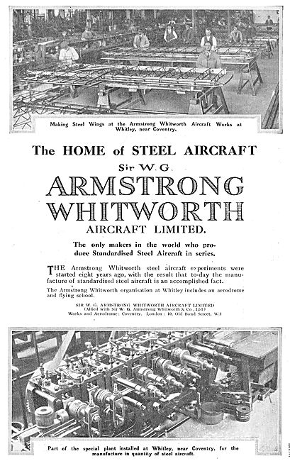 Armstrong Whitworth Whitley - The Home Of Steel Aircraft         