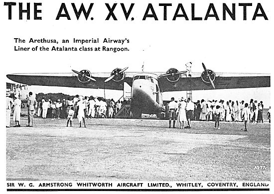 Armstrong Whitworth A.W. XV Atalanta                             