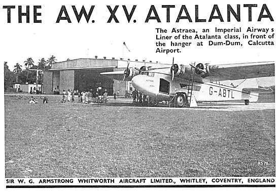 Armstrong Whitworth A.W. XV Atalanta                             