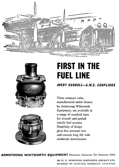 Armstrong Whitworth Equipment - Avery Hardoll Fuel Line Couplings