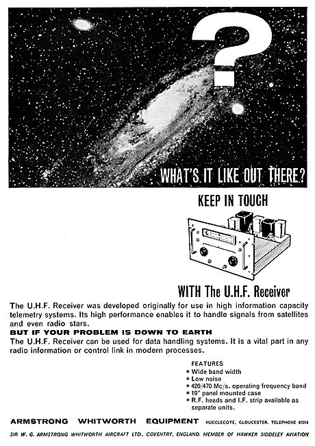 Armstrong Whitworth UHF Receiver                                 