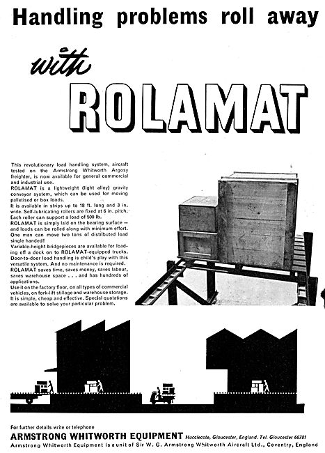 Armstrong Whitworth Rolamat Cargo Handling                       