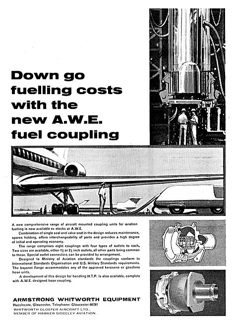 Armstrong Whitworth Aircraft Mounted Fuel Couplings              