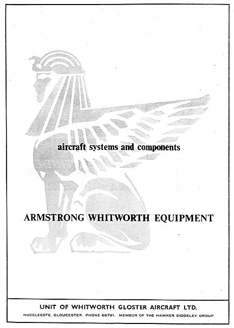 Armstrong Whitworth Equipment 1962                               
