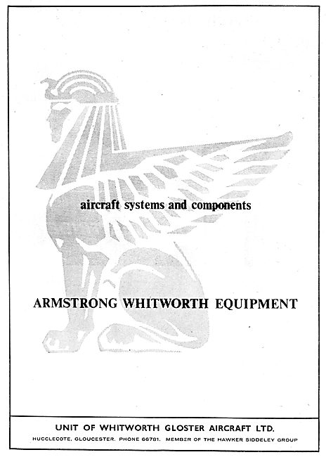 Armstrong Whitworth Equipment 1962                               