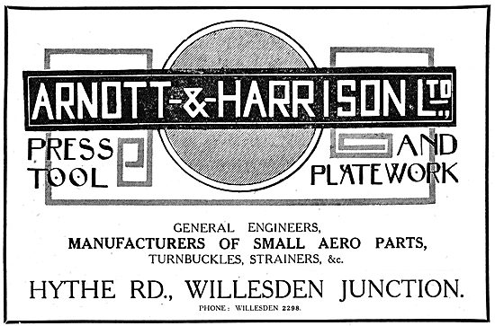 Arnott & Harrison - Press & Plate Toolwork                       