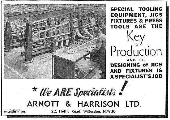 Arnott & Harrison - Aeronautical Engineers, Jig  Manufacturers   