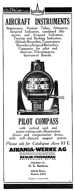 Askania Flight Instruments - Askania Pilot Compass               