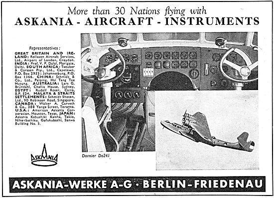 Askania Flight Instruments - Do241                               