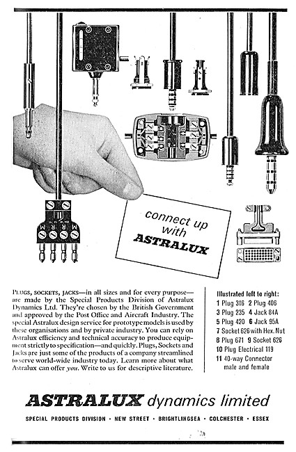 Astralux Aircraft Electrical Connectors                          