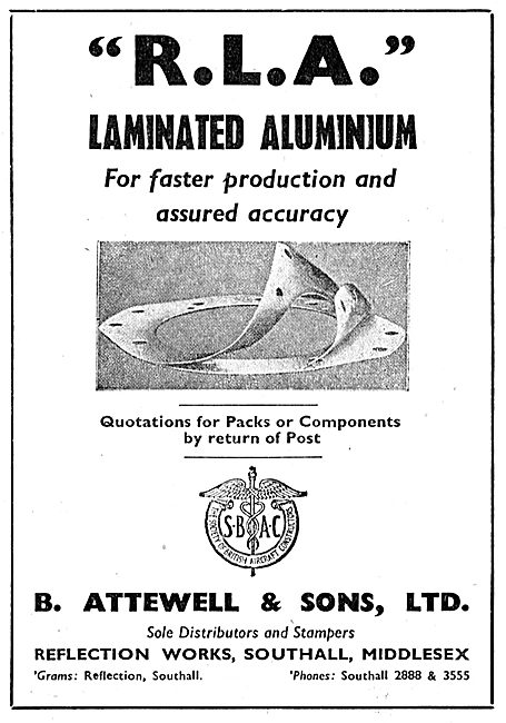 B.Attewell - R.L.A Laminated Aluminium Shims & Packs             