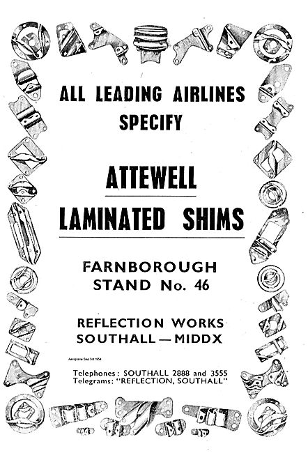 Attewell Laminated Shims For Aircraft                            