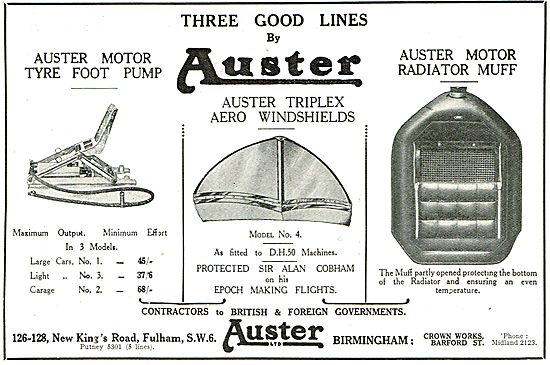 Auster Motor Radiatior Muffs                                     