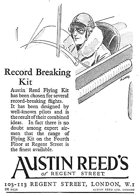 Austin Reed's Of Regent Street For Flying Kit                    