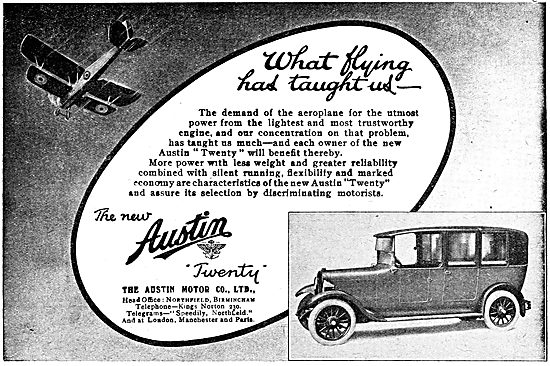 Austin Twenty - Austin 20 Motor Car 1919                         