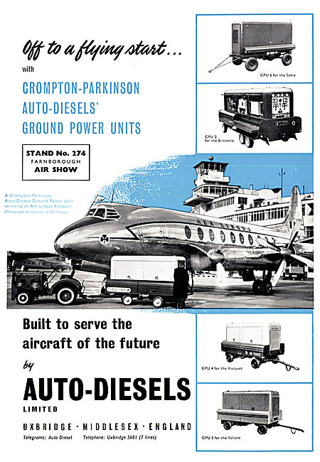 Auto Diesels Crompton-Parkinson Ground Power Units               