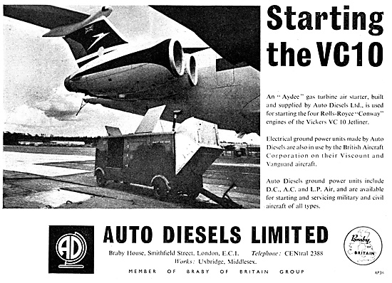 Auto Diesels Ground Power Units. Aircraft Starters               