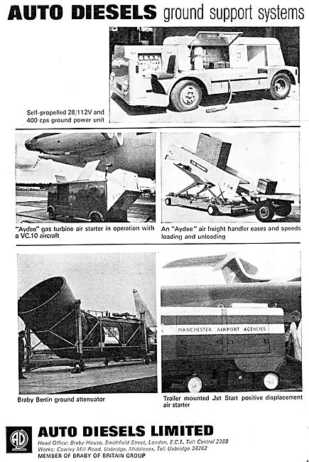 Auto Diesels Airfield Ground Support Equipment - Tugs Trollies   