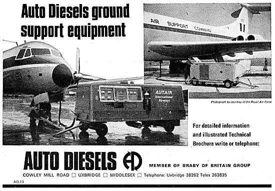 Auto Diesels Ground Support Equipment. Aircraft Starters GPU     