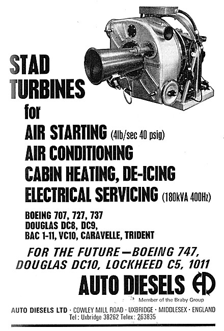 Auto Diesels. STAD Gas Turbines - STAD APU                       