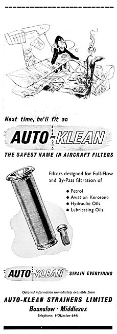 Auto-Klean Aircraft Filters                                      