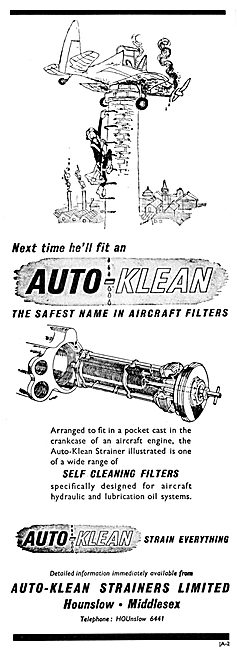 Auto-Klean Aircraft Filters                                      