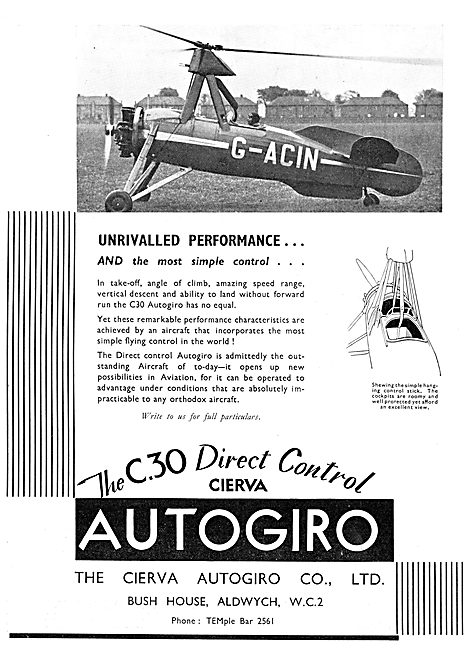 Cierva C30 Autogiro                                              
