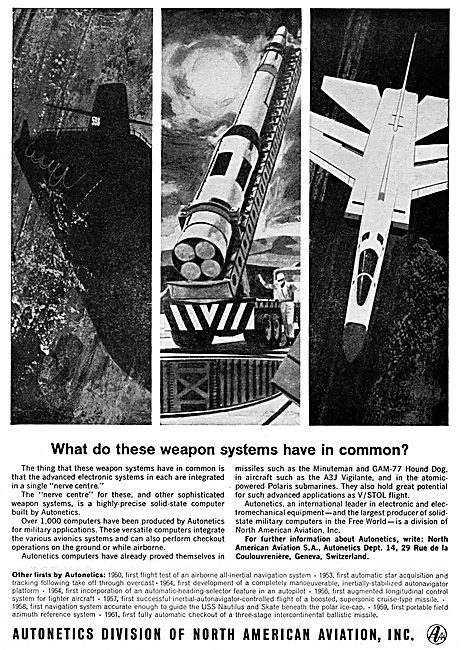 North American - Autonetics Missile & Defence Systems            